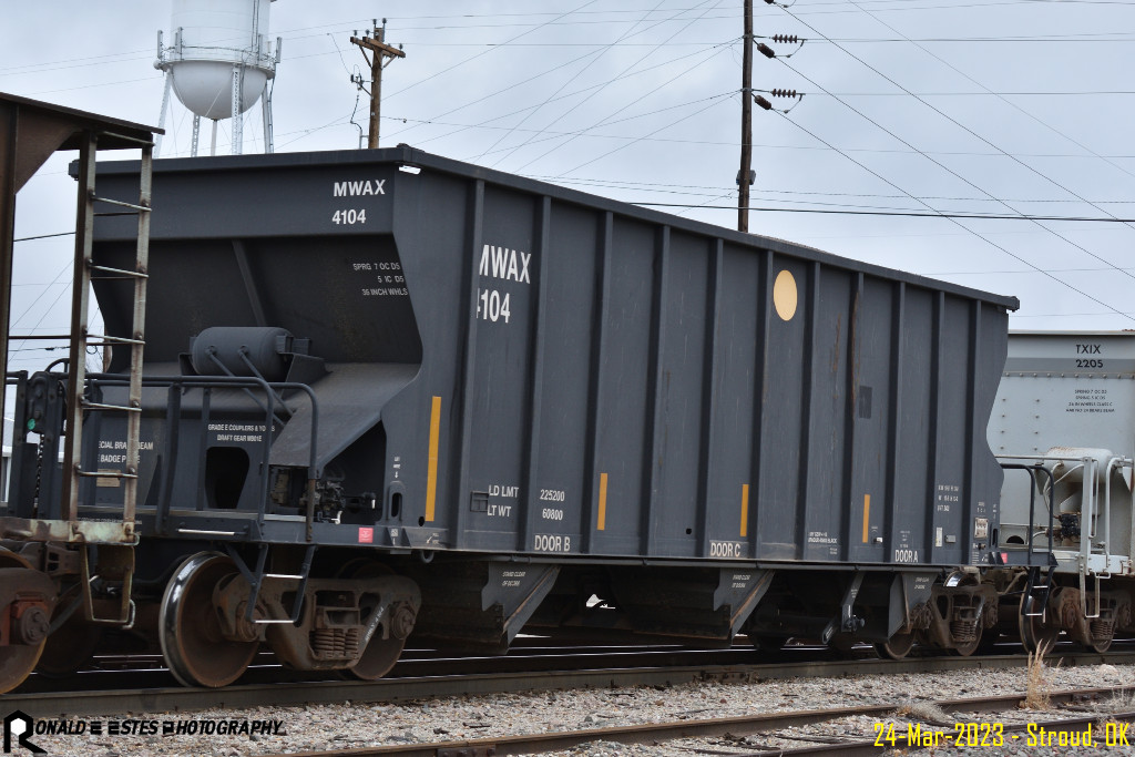 PRN2023030397_499 24-Mar-2023 WATCO Companies WATX – Webb Asset Management WAMX – 4104 Hopper Car 42’ 6” 3 Bay Open